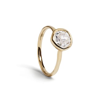 Monica Vinader MV Siren™ Solitaire 1ct Lab Grown Diamond Ring In 14ct Solid Gold Monica Vinader MV Siren™ Solitaire 1ct Lab Grown Diamond Ring In 14ct Solid Gold