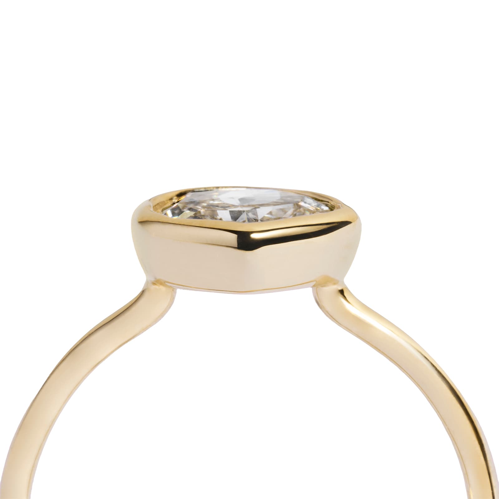Monica Vinader MV Siren™ Solitaire 1ct Lab Grown Diamond Ring In 14ct Solid Gold