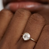 Monica Vinader MV Siren™ Solitaire 1ct Lab Grown Diamond Ring In 14ct Solid Gold