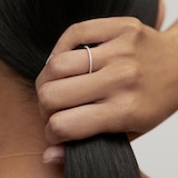 Monica Vinader Diamond Eternity Ring In 14ct Solid Gold With Lab Grown Diamond