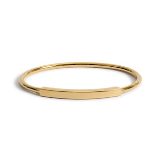 Monica Vinader MV Linear™ Bangle In 18ct Gold Vermeil