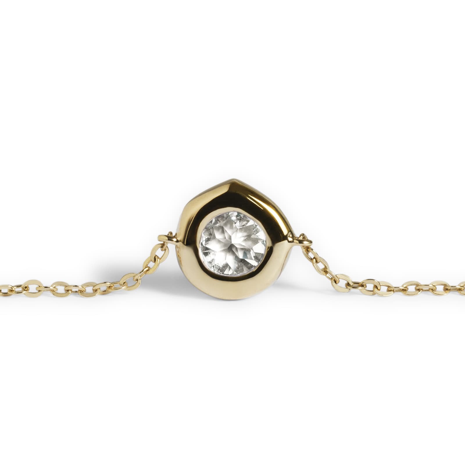 Monica Vinader MV Siren™ Solitaire 0.50ct Lab Grown Diamond Bracelet In 14ct Solid Gold Monica Vinader MV Siren™ Solitaire 0.50ct Lab Grown Diamond Bracelet In 14ct Solid Gold