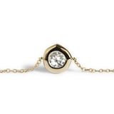 Monica Vinader MV Siren™ Solitaire 0.50ct Lab Grown Diamond Bracelet In 14ct Solid Gold