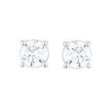 Best Luxury 
18ct White Gold 1.40cttw Brilliant Cut Lab Grown Diamond Solitaire Stud Earrings