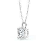 Goldsmiths 9ct White Gold 1.50cttw Brilliant Cut Lab Grown Diamond Solitaire Pendant