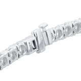 Goldsmiths 9ct White Gold 10.00cttw Lab Grown Diamond Line Bracelet