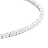 Goldsmiths 9ct White Gold 2.00cttw Lab Grown Diamond Line Bracelet