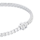 Best Luxury 
9ct White Gold 5.00cttw Lab Grown Diamond Line Bracelet