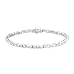 25030005 - 9ct White Gold 7.00cttw Lab Grown Diamond Line Bracelet