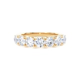 Best Luxury 
18ct Yellow Gold 1.50cttw Brilliant Cut Lab Grown Diamond 7 Stone Ring
