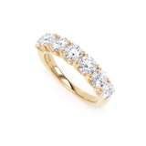 Best Luxury 
18ct Yellow Gold 1.50cttw Brilliant Cut Lab Grown Diamond 7 Stone Ring