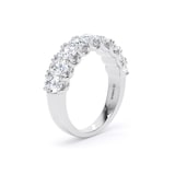 Best Luxury 
Platinum 2.00cttw Oval Cut Lab Grown Diamond 9 Stone Ring