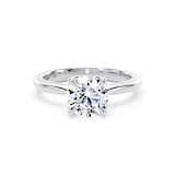 Goldsmiths Platinum 1.50cttw Brilliant Cut Lab Grown Diamond Solitaire Engagement Ring
