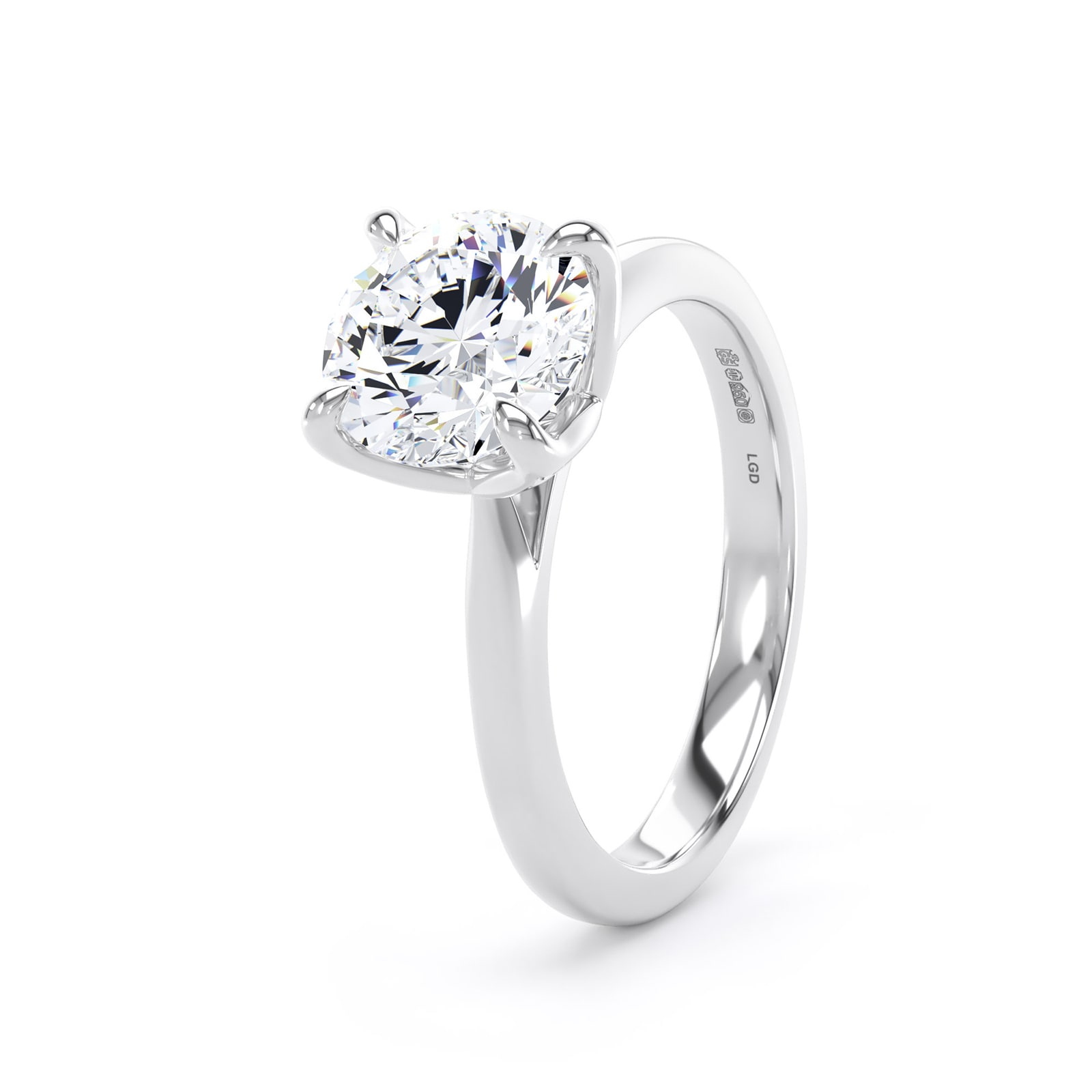 Goldsmiths Platinum 2.00cttw Brilliant Cut Lab Grown Diamond Solitaire Engagement Ring Goldsmiths Platinum 2.00cttw Brilliant Cut Lab Grown Diamond Solitaire Engagement Ring