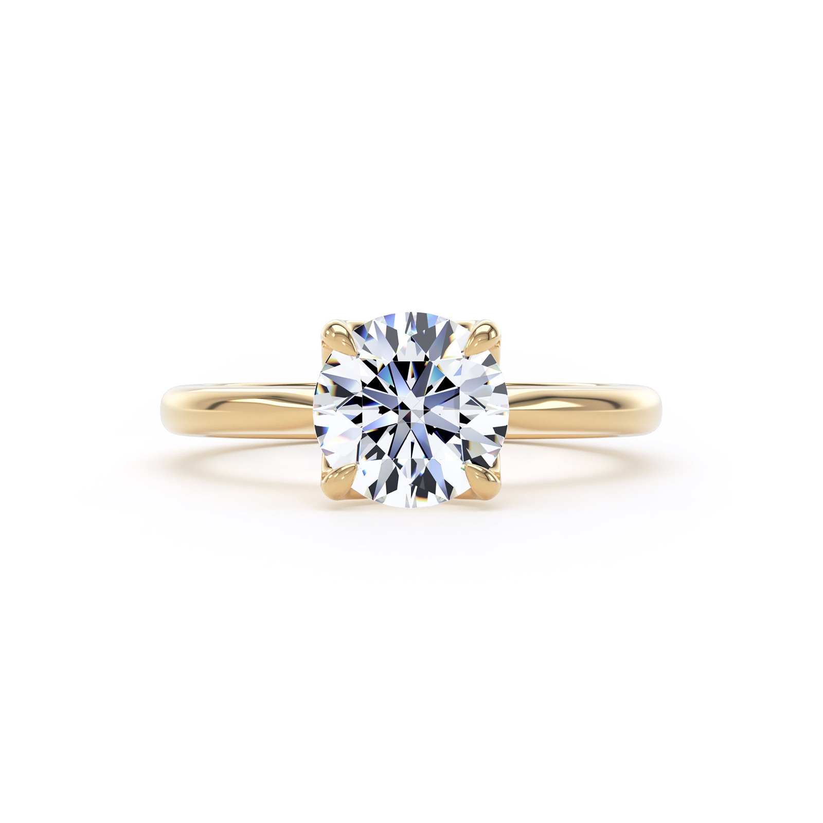 Goldsmiths 18ct Yellow Gold 1.50cttw Brilliant Cut Lab Grown Diamond Solitaire Engagement Ring Goldsmiths 18ct Yellow Gold 1.50cttw Brilliant Cut Lab Grown Diamond Solitaire Engagement Ring