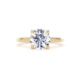 Goldsmiths 18ct Yellow Gold 2.00cttw Brilliant Cut Lab Grown Diamond Solitaire Engagement Ring