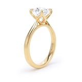 Goldsmiths 18ct Yellow Gold 2.00cttw Brilliant Cut Lab Grown Diamond Solitaire Engagement Ring