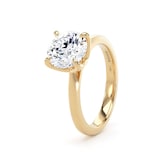 Goldsmiths 18ct Yellow Gold 2.00cttw Brilliant Cut Lab Grown Diamond Solitaire Engagement Ring