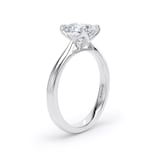 Goldsmiths Platinum 1.50cttw Oval Cut Lab Grown Diamond Solitaire Engagement Ring