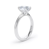 Goldsmiths Platinum 2.00cttw Oval Cut Lab Grown Diamond Solitaire Engagement Ring
