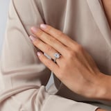 Goldsmiths Platinum 3.00cttw Oval Cut Lab Grown Diamond Solitaire Engagement Ring