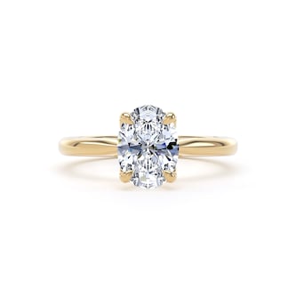 Goldsmiths 18ct Yellow Gold 1.50cttw Oval Cut Lab Grown Diamond Solitaire Engagement Ring Goldsmiths 18ct Yellow Gold 1.50cttw Oval Cut Lab Grown Diamond Solitaire Engagement Ring