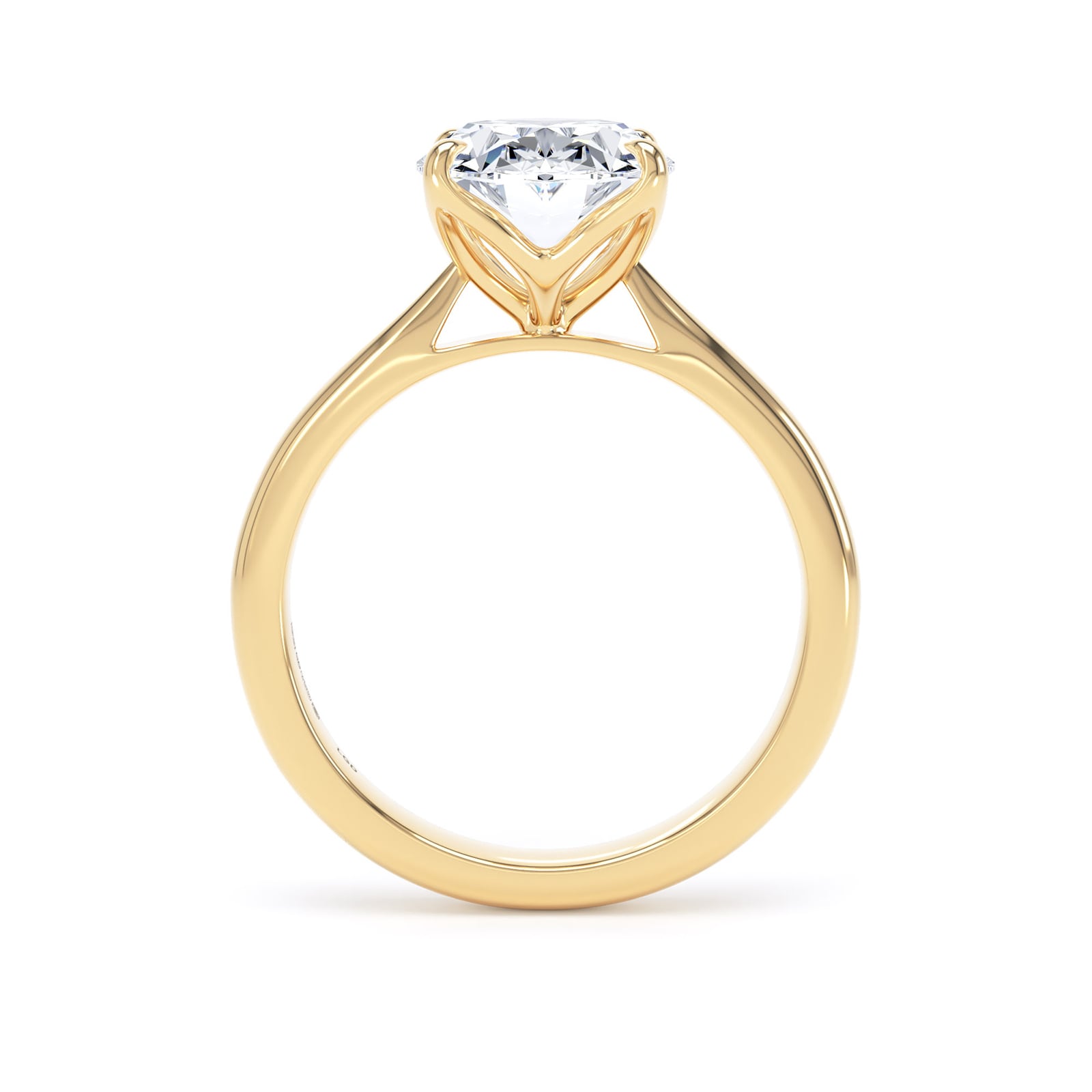 Goldsmiths 18ct Yellow Gold 3.00cttw Oval Cut Lab Grown Diamond Solitaire Engagement Ring Goldsmiths 18ct Yellow Gold 3.00cttw Oval Cut Lab Grown Diamond Solitaire Engagement Ring