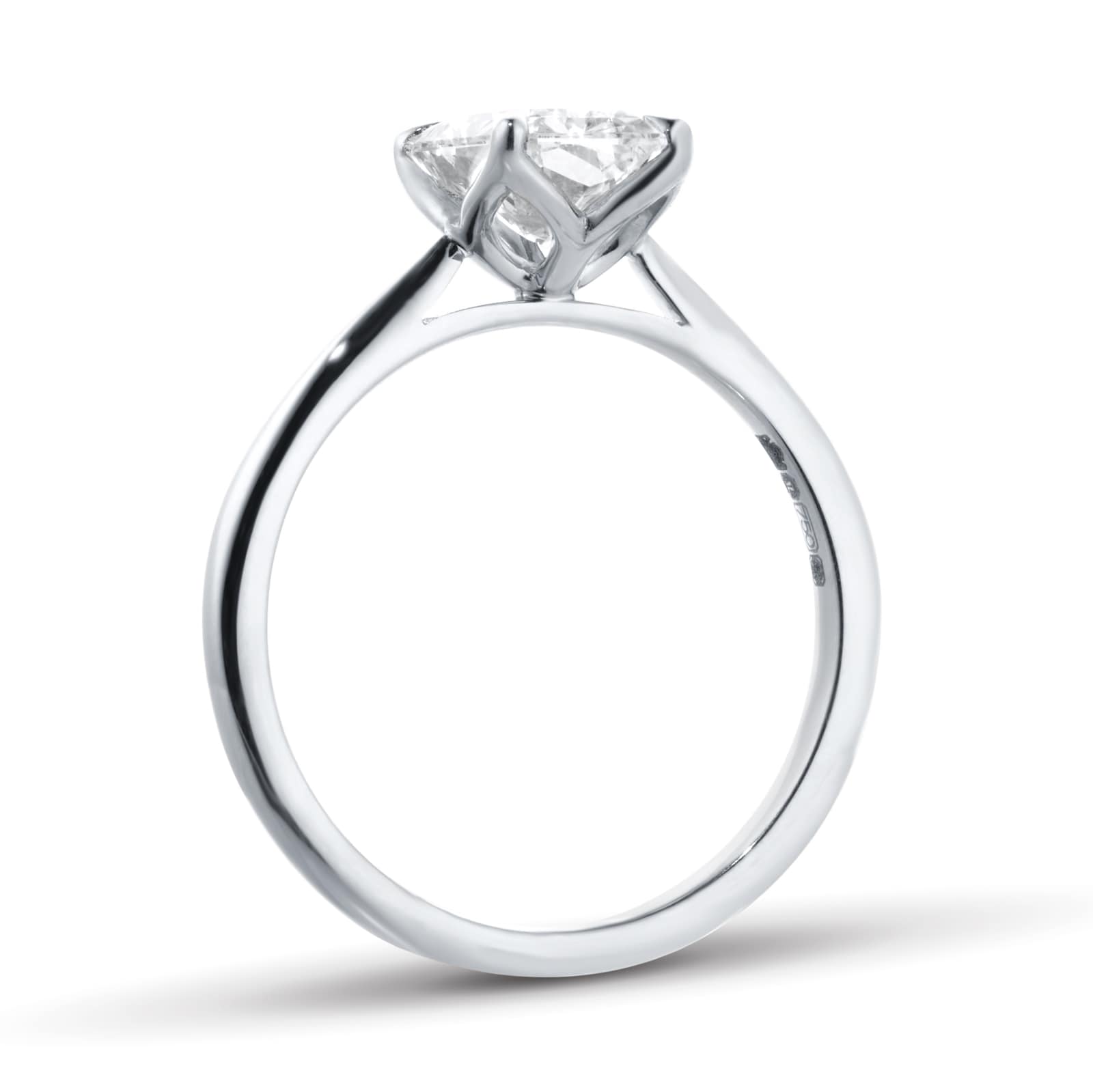 Goldsmiths Platinum 1.50cttw Radiant Cut Lab Grown Diamond Solitaire Engagement Ring - Ring Size K Goldsmiths Platinum 1.50cttw Radiant Cut Lab Grown Diamond Solitaire Engagement Ring - Ring Size K