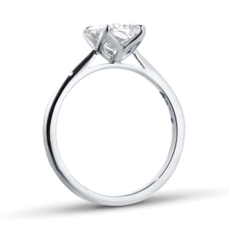 Goldsmiths Platinum 1.50cttw Radiant Cut Lab Grown Diamond Solitaire Engagement Ring