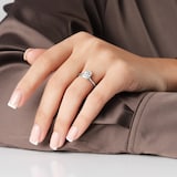 Goldsmiths Platinum 1.50cttw Radiant Cut Lab Grown Diamond Solitaire Engagement Ring - Ring Size N