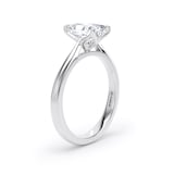 Goldsmiths Platinum 1.50cttw Radiant Cut Lab Grown Diamond Solitaire Engagement Ring - Ring Size N