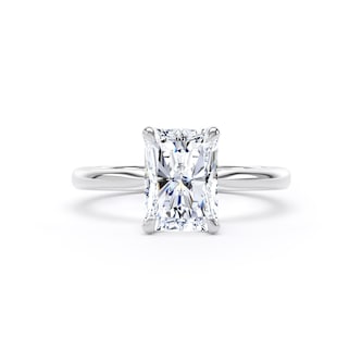 Goldsmiths Platinum 2.00cttw Radiant Cut Lab Grown Diamond Solitaire Engagement Ring Goldsmiths Platinum 2.00cttw Radiant Cut Lab Grown Diamond Solitaire Engagement Ring