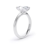 Goldsmiths Platinum 2.00cttw Radiant Cut Lab Grown Diamond Solitaire Engagement Ring