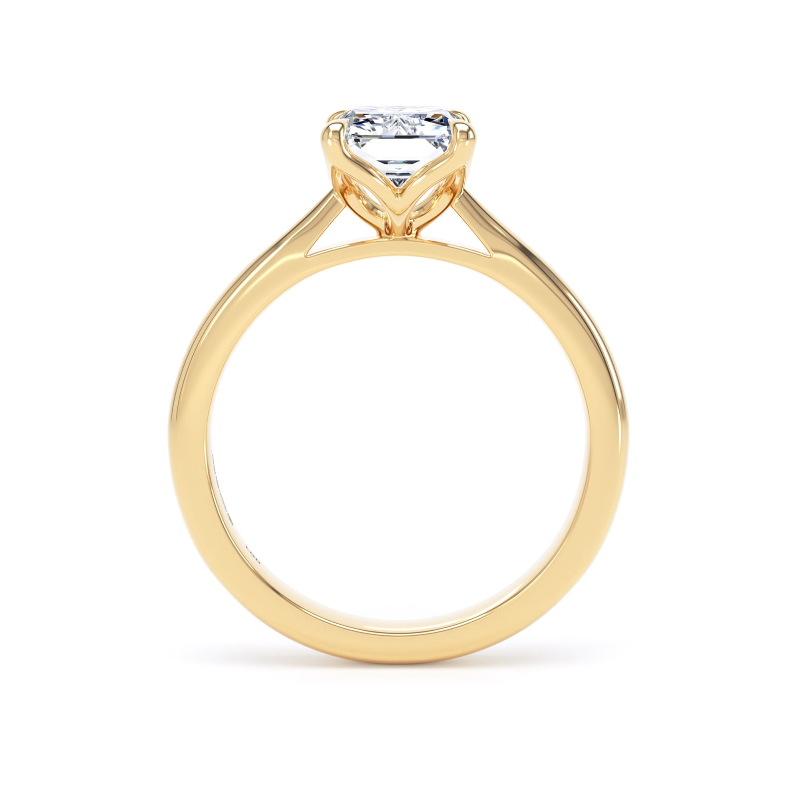 Goldsmiths 18ct Yellow Gold 2.00cttw Radiant Cut Lab Grown Diamond Solitaire Engagement Ring Goldsmiths 18ct Yellow Gold 2.00cttw Radiant Cut Lab Grown Diamond Solitaire Engagement Ring