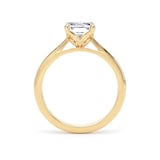 Goldsmiths 18ct Yellow Gold 2.00cttw Radiant Cut Lab Grown Diamond Solitaire Engagement Ring