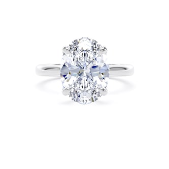 Goldsmiths Platinum 4.00cttw Oval Cut Lab Grown Diamond Solitaire Engagement Ring Goldsmiths Platinum 4.00cttw Oval Cut Lab Grown Diamond Solitaire Engagement Ring