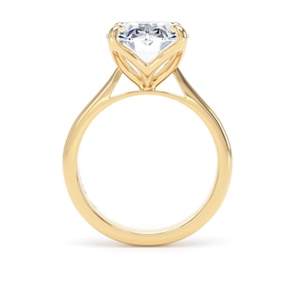 Goldsmiths 18ct Yellow Gold 5.00cttw Oval Cut Lab Grown Diamond Solitaire Engagement Ring Goldsmiths 18ct Yellow Gold 5.00cttw Oval Cut Lab Grown Diamond Solitaire Engagement Ring