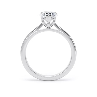 Goldsmiths Platinum 1.50cttw Pear Cut Lab Grown Diamond Solitaire Engagement Ring