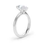 Goldsmiths Platinum 1.50cttw Pear Cut Lab Grown Diamond Solitaire Engagement Ring
