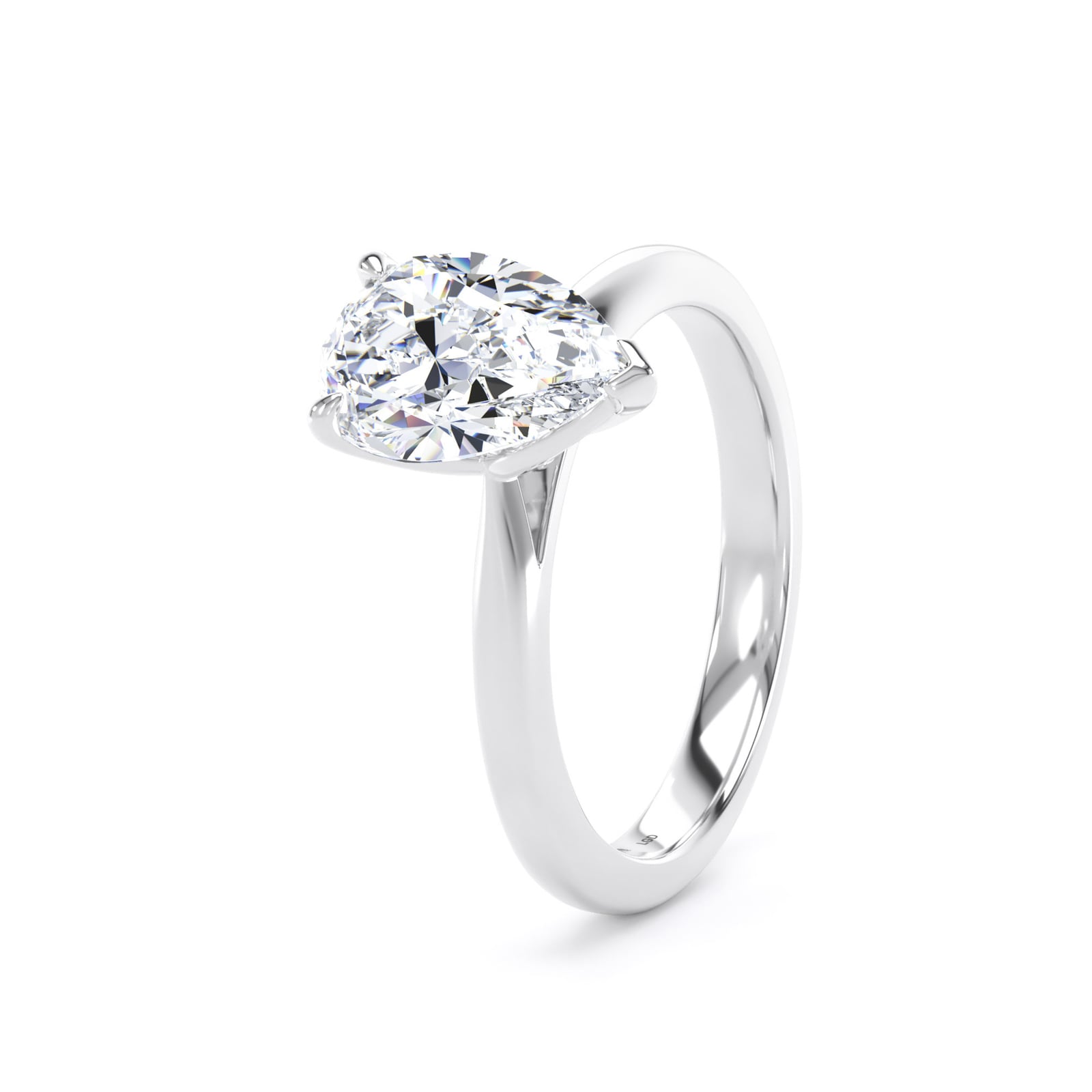 Goldsmiths Platinum 1.50cttw Pear Cut Lab Grown Diamond Solitaire Engagement Ring Goldsmiths Platinum 1.50cttw Pear Cut Lab Grown Diamond Solitaire Engagement Ring