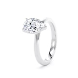 Goldsmiths Platinum 1.50cttw Pear Cut Lab Grown Diamond Solitaire Engagement Ring