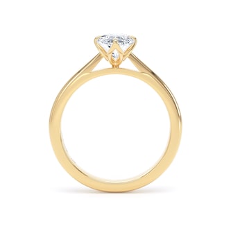Goldsmiths 18ct Yellow Gold 1.50cttw Marquise Cut Lab Grown Diamond Solitaire Engagement Ring