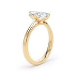Goldsmiths 18ct Yellow Gold 1.50cttw Marquise Cut Lab Grown Diamond Solitaire Engagement Ring