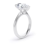 Goldsmiths Platinum 3.00cttw Pear Cut Lab Grown Diamond Solitaire Engagement Ring