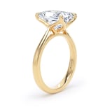 Goldsmiths 18ct Yellow Gold 3.00cttw Radiant Cut Lab Grown Diamond Solitaire Engagement Ring - Ring Size Y.5