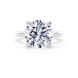 Goldsmiths Platinum 5.00cttw Brilliant Cut Lab Grown Diamond Solitaire Engagement Ring - Ring Size S.5