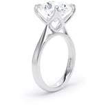 Goldsmiths Platinum 5.00cttw Brilliant Cut Lab Grown Diamond Solitaire Engagement Ring - Ring Size S.5