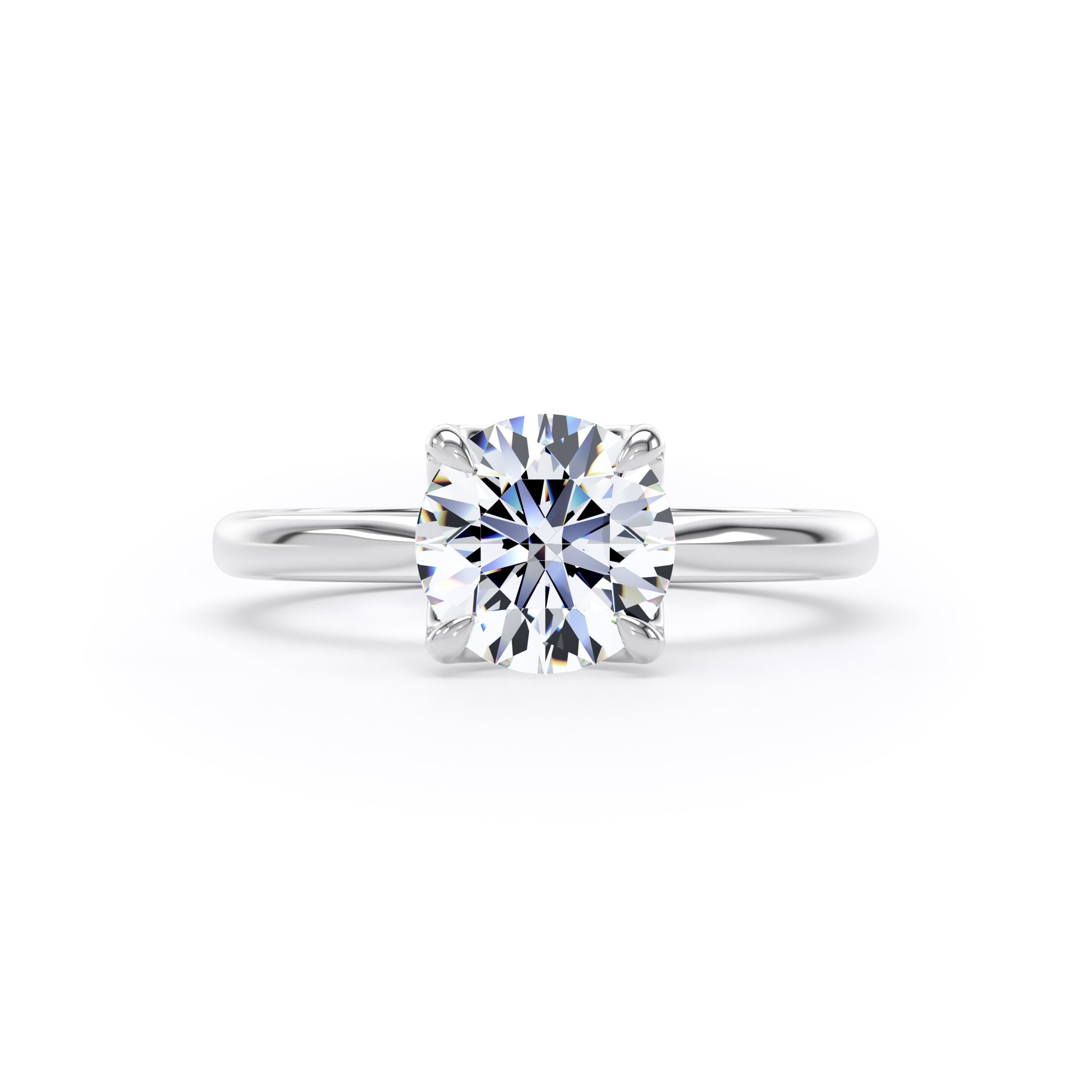 Goldsmiths 18ct White Gold 1.50cttw Brilliant Cut Lab Grown Diamond Solitaire Engagement Ring - Ring Size T Goldsmiths 18ct White Gold 1.50cttw Brilliant Cut Lab Grown Diamond Solitaire Engagement Ring - Ring Size T
