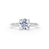 Goldsmiths 18ct White Gold 1.50cttw Brilliant Cut Lab Grown Diamond Solitaire Engagement Ring - Ring Size U