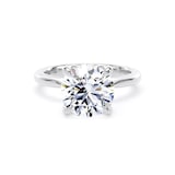 Goldsmiths 18ct White Gold 3.00cttw Brilliant Cut Lab Grown Diamond Solitaire Engagement Ring - Ring Size Y.5